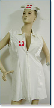 PVC Nurse Costume AH106-2