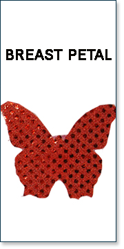 Red Butterfly Nipple Cover SBP-NC020